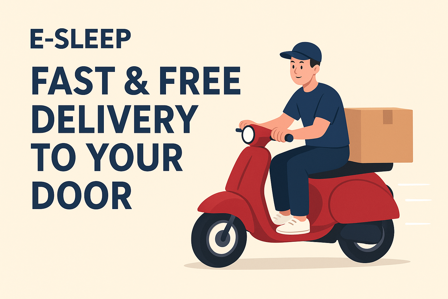 Fast and free delivery service
