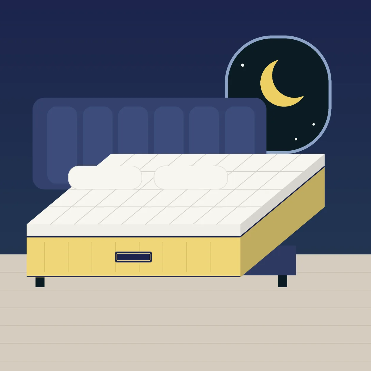 Bambino Junior Mattress styled in a room